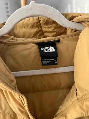The North Face Hydrenalite Down Hooded Full Zip Puffer Jacket Golden Yellow XL thumbnail 8