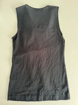 Theory Sleeveless Tie-Neck Camisole. Black. Size small thumbnail 6