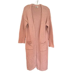 Show Me Your Mumu Bader Cardigan Petal Knit Women's‎ Small Pale Pink Boho Hippie thumbnail 2