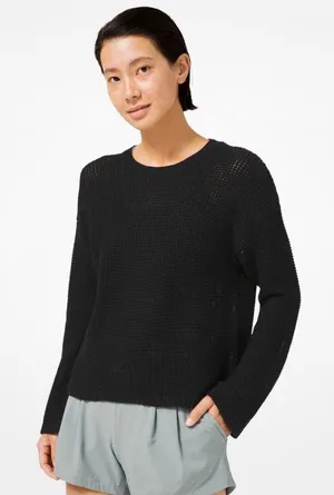 ✨ LULULEMON Easy Embrace Cotton Knit‎ Sweater XS/S Lightweight Pullover ✨ thumbnail 1