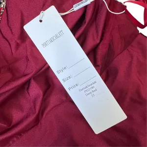 NEW Portia and Scarlett PS22180 Cowl Evening Gown Deep Red thumbnail 7