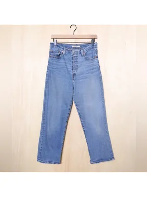 Levi's Women's Ribcage Straight Ankle Jeans - Summer Slide 29 thumbnail 5