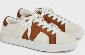 J. Crew Striped Sherpa Road Trip Sneakers Size 6.5 Preppy Classic‎ Academia thumbnail 1