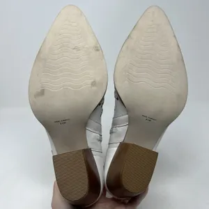 Matisse Bello‎ White Lattice Leather Lasercut Boots Size 8.5 Zip Ankle Booties thumbnail 13