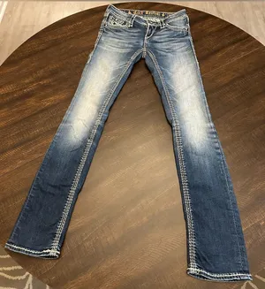 Rock Revival Women’s Kai Straight Leg Jeans-Size 26x32 thumbnail 1