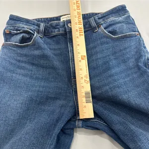 Abercrombie‎ & Fitch The Mom High Rise Distressed Jeans Blue 29/8 Medium Wash thumbnail 6