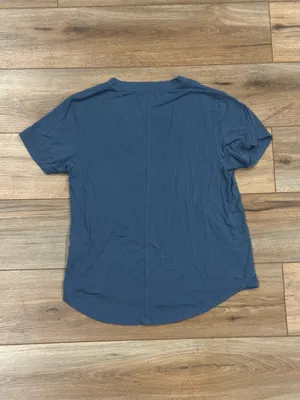 AMERICAN EAGLE Soft & Sexy Casual Flowy Blue V-neck Short Sleeve Top | Size XS thumbnail 3
