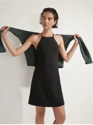 Madewell Flex Fitness Dress in Black Size Small thumbnail 1
