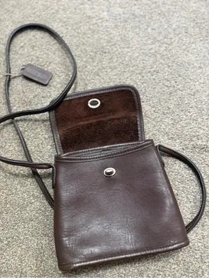 Vintage Coach Tango Flap Leather Small Crossbody Bag in Mahogany code 9049 thumbnail 5
