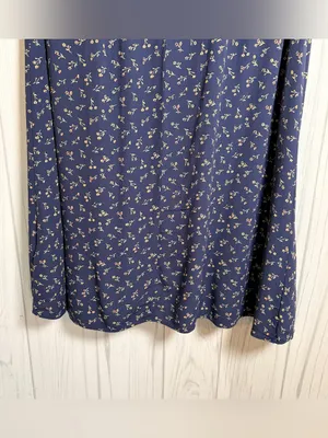 MADEWELL Ruffle Wrap Midi Skirt in Spring Fling, 10, Feminine Floral Cottagecore thumbnail 11
