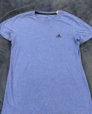 adidas Light Heather Blue Short Sleeve Crew Tee thumbnail 1