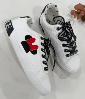 Disney White and Black Kids Sneakers thumbnail 1