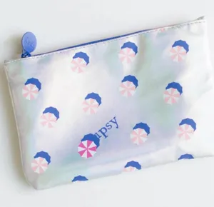 Ipsy Silver Theme Hot Summer Night Cosmetic Glam Clutch Bag thumbnail 1