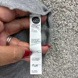 VIM MIA Serenity Racer Tank Top Sleeveless Shirt Yoga Gray Size Med Active‎ NWT thumbnail 2