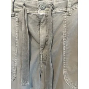 Pilcro and the Letterpress American Eagle Sage Green Utility Wide Leg Drawstring Pants Women Size 12 long thumbnail 3
