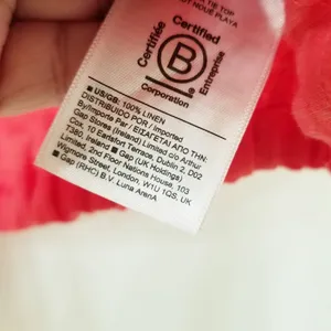 {S} Athleta Playa Linen Tie Top Passionfruit Coral thumbnail 11