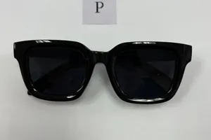 Black Square Sunglasses / Large Black Sunglasses thumbnail 5