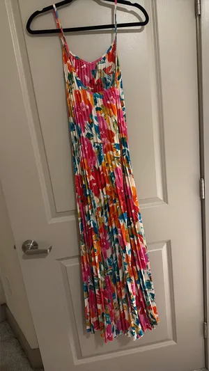 Shein Maxi Dress Floral thumbnail 4