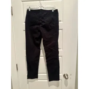 Lands End Black Corduroy Pants Fit 1 Straight Leg Size 4 Fall Trousers Office thumbnail 2
