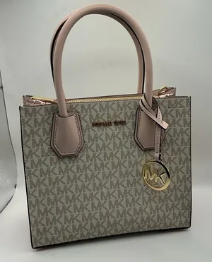 Michael Kors Beige and Pink Tote Bag thumbnail 1