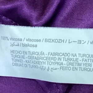 Zara Purple Silk Satin Cowl Neck Drapey Sleeveless Cami Blouse Crop Top Size S thumbnail 8