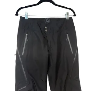 Patagonia Gore-Tex Snow Pants Powder‎ Bowl Black Ski Snowboard Shell RECCO XS thumbnail 4