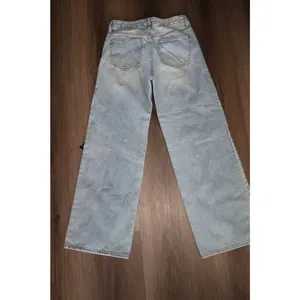 S.O.N.G. Bow Ribbon Light Wash Wide Leg Jeans Sz 1 25 Coquette Y2K thumbnail 5