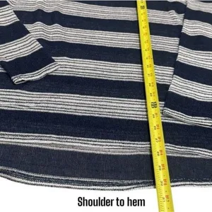 Show Me Your MuMu Stripe Lightweight Knit Long Sleeve Coastal Lagenlook Boho L‎ thumbnail 10