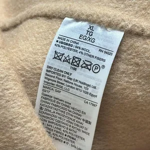 Gap ladies oversized wool blend car pea coat size XL with pockets thumbnail 7