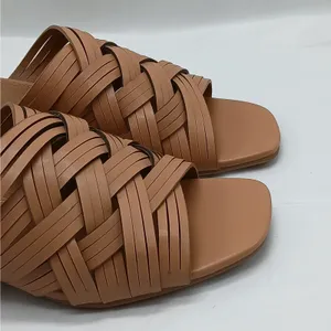 White Mountain Women's Sandals Slides Size 8M Brown Slip On Minimalist Shoes thumbnail 6