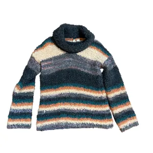 Anthropologie‎ Moth Murray Striped Cowl Neck Sweater sz S thumbnail 5