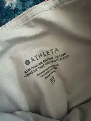 Athleta red striped leggings xxs thumbnail 7