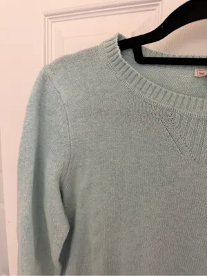 Gap Crewneck Teal Blue Green Sweater Size Medium thumbnail 2