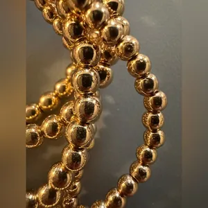 8 Other Reasons Gold Beaded Bracelets NWT thumbnail 5