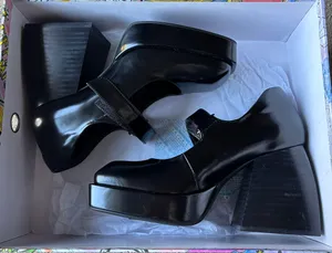 Jeffery Campbell Black Chunky Heels thumbnail 2