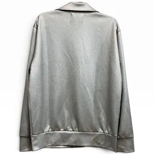 Golden Goose Star Logo Textured Metallic Track Jacket Size L Made Italy Rare thumbnail 2