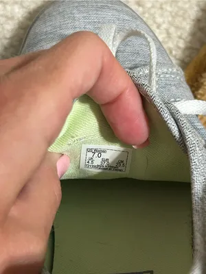 Vans Gray Lace-Up Sneakers with Lime Green Insole thumbnail 7