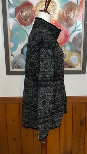 Awesome L.L. Bean Fair Isle Sweater Fleece! thumbnail 2