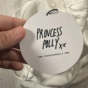 Princess Polly Snowbird Mini Dress White Satin Cupped Lace Trim NWT Size 2 thumbnail 7