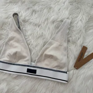 Skims Cotton Rib Plunge Bralette Marble Size XS thumbnail 3