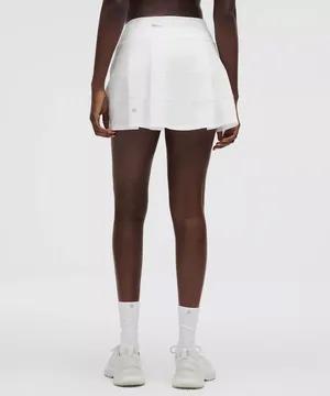 Lululemon Pace Rival Mid-Rise Skirt Long Size 4 white thumbnail 2