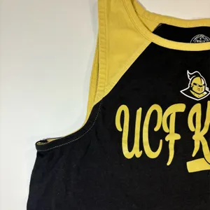 UCF Knights Black and Yellow Crop Top thumbnail 2