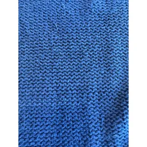 Vintage GAP Royal Blue Shaker Knit Sweater Button Neck Women’s size Medium 80s thumbnail 9