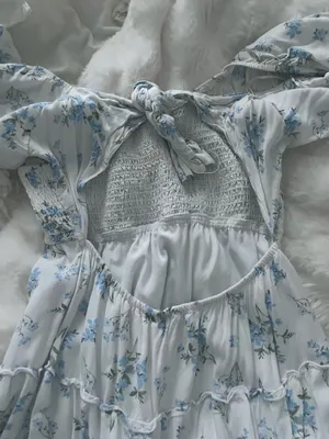 Hollister Light Blue Floral Dress thumbnail 2