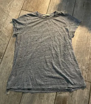 Marine Layer Women's Short Sleeve Crewneck Tee in Heather Gray thumbnail 1