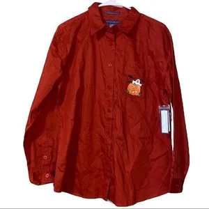 Mountain Lake womens Halloween button front casual thumbnail 1