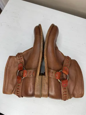 Alberto Fermani Soft Slouchy Leather Ankle Boots with Harness Strap Detail thumbnail 5