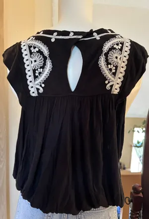 Free People Embroidered Top thumbnail 2