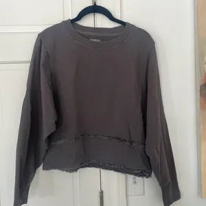 Free People Movement Crashing Waves Shirt NWOT Small Gray thumbnail 1