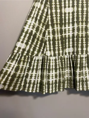 Urban Outfitters Mini Dress Green/White Size Medium thumbnail 4